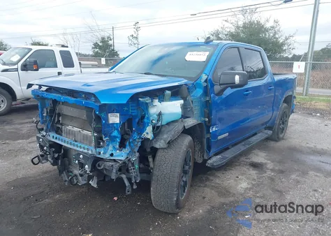 2022 GMC Sierra 1500 4Wd Short Box Elevation from USA, damaged, VIN 3GTUUCET5NG563493